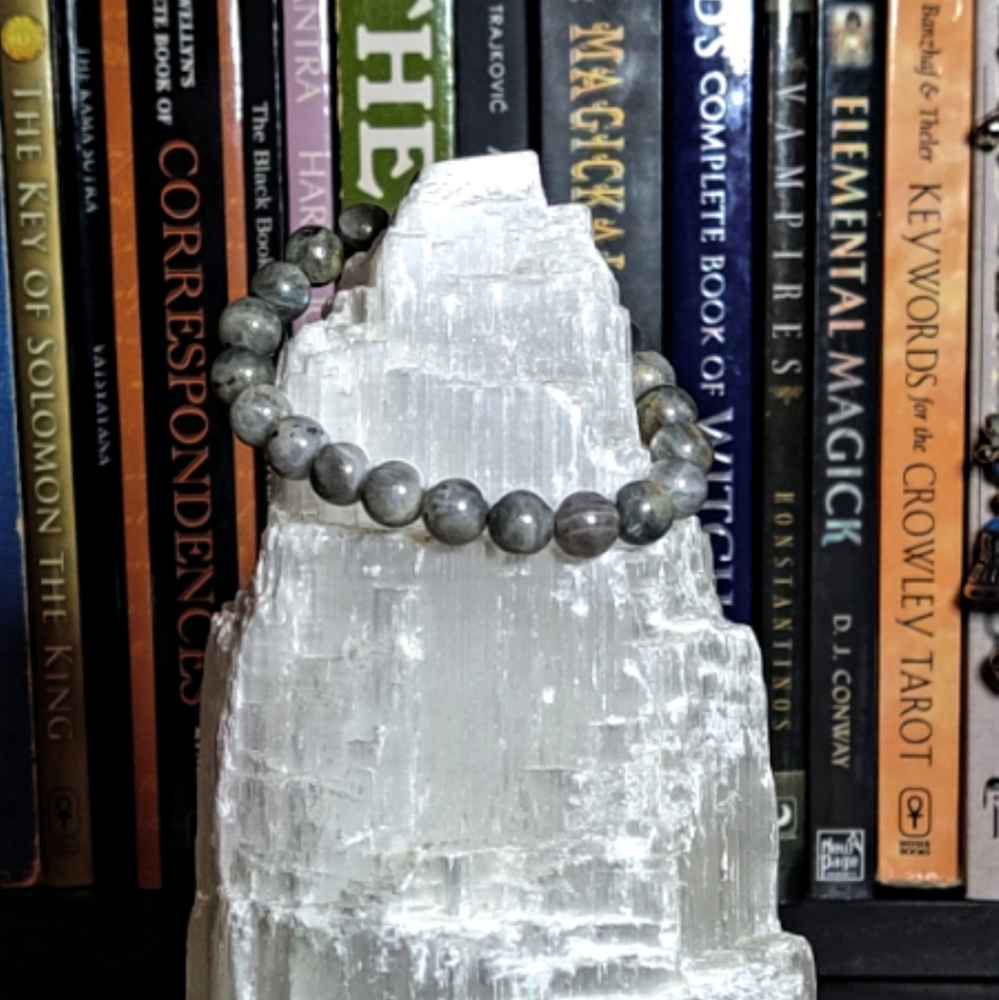 Handmade Unisex Labradorite Stone Bracelet